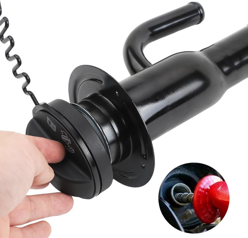 TomGoo Fuel Filler Neck Fit for Ford F-350 Super Duty 2005-2007,Ford F-450 Super Duty 2005-2007,Ford F-550 Super Duty 2005-2007,6.0L Diesel OEM# FN782,4C3Z9034C, 8C3Z9034L, F81Z9034SA, 577306 - Image 2
